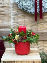 Vaso Natalizio - I fiori di Paesaggi