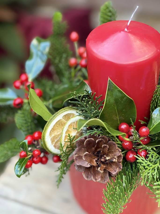 Vaso Natalizio - I fiori di Paesaggi