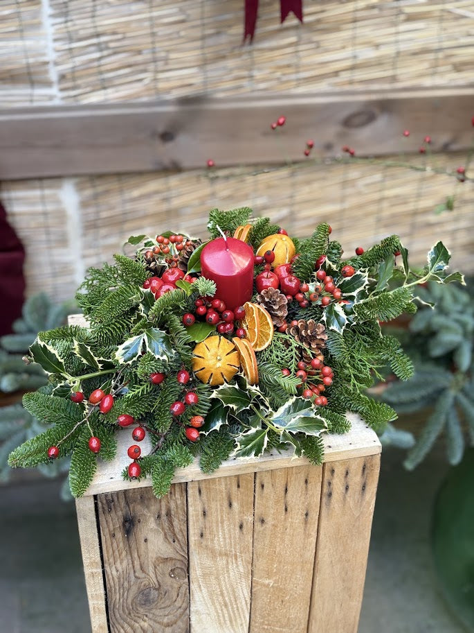 Il Classico centrotavola Natalizio - I fiori di Paesaggi