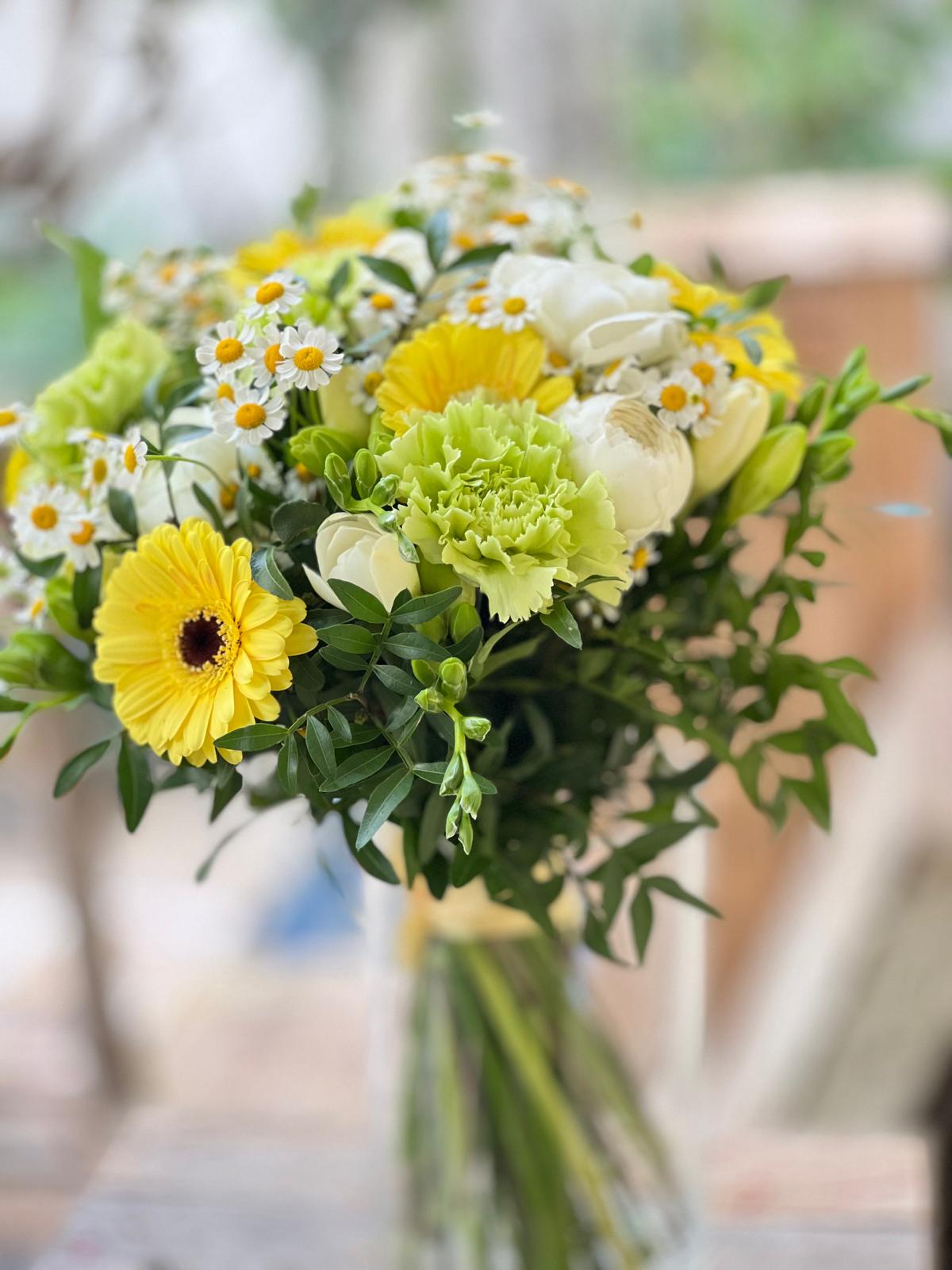 💛 Bouquet "Zia Mariuccia" (Giallo) - I fiori di Paesaggi