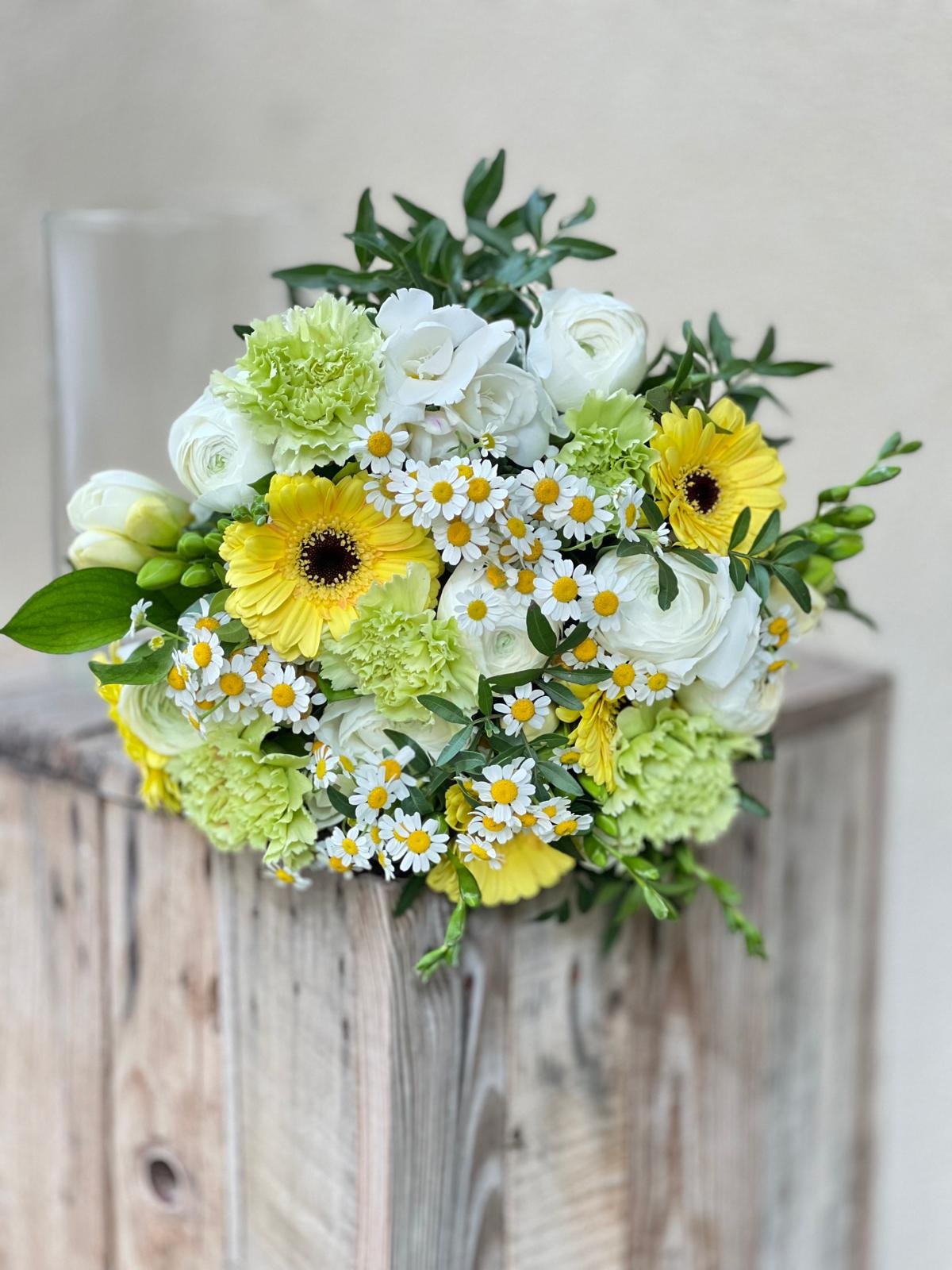 💛 Bouquet "Zia Mariuccia" (Giallo) - I fiori di Paesaggi