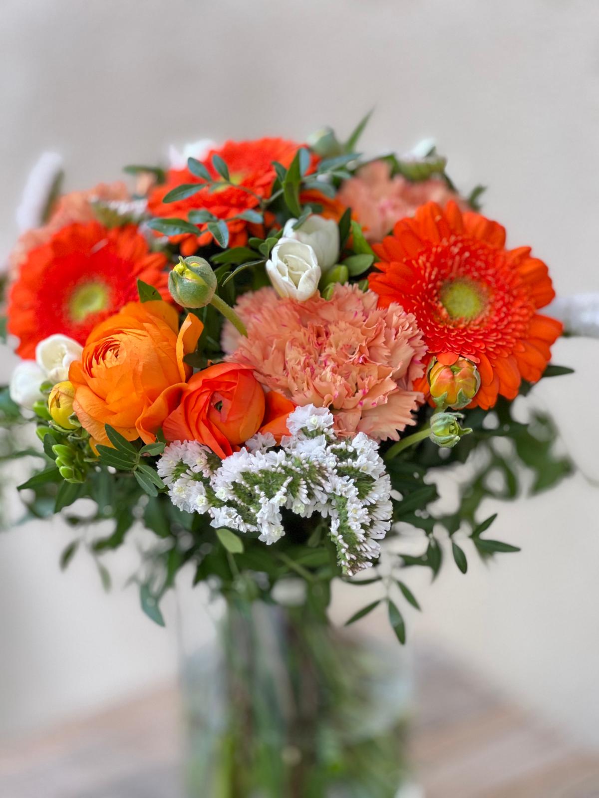 🧡 Bouquet "Zia Lina" (Arancio) - I fiori di Paesaggi