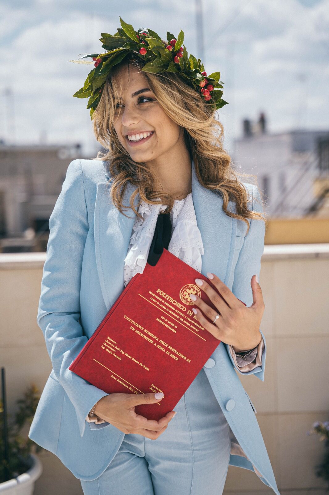 Ghirlanda per Laurea. - I fiori di Paesaggi